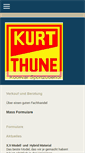 Mobile Screenshot of kurt-thune.com