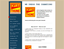 Tablet Screenshot of kurt-thune.com
